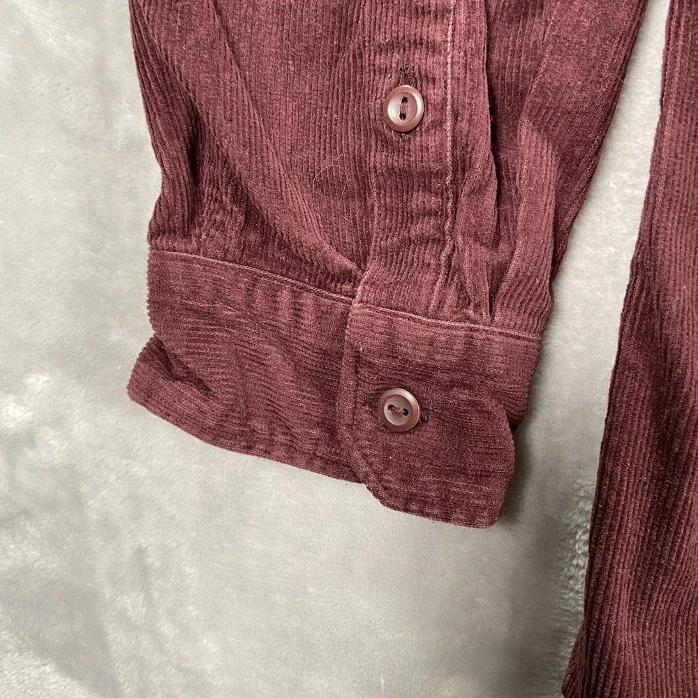 Levi's Shirt Mens XXL Corduroy Jackson Worker Button Up Relaxed Fit Red 2XL